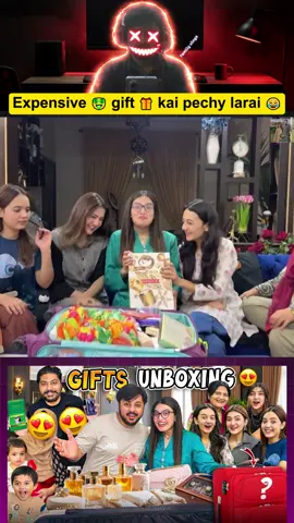 Expensive 🤑 gift 🎁 kai pechy larai 😂 #sistrology #iqrakanwal #sisters #larai #expensive #makeupkit #gift #sistrology💞✌🏻 #dailyvlogs #fyp #fyp_viral_tiktok #fyptrending #pleaseunfrezzemyaccount #pleaseviralthisvideo🙏🙏please