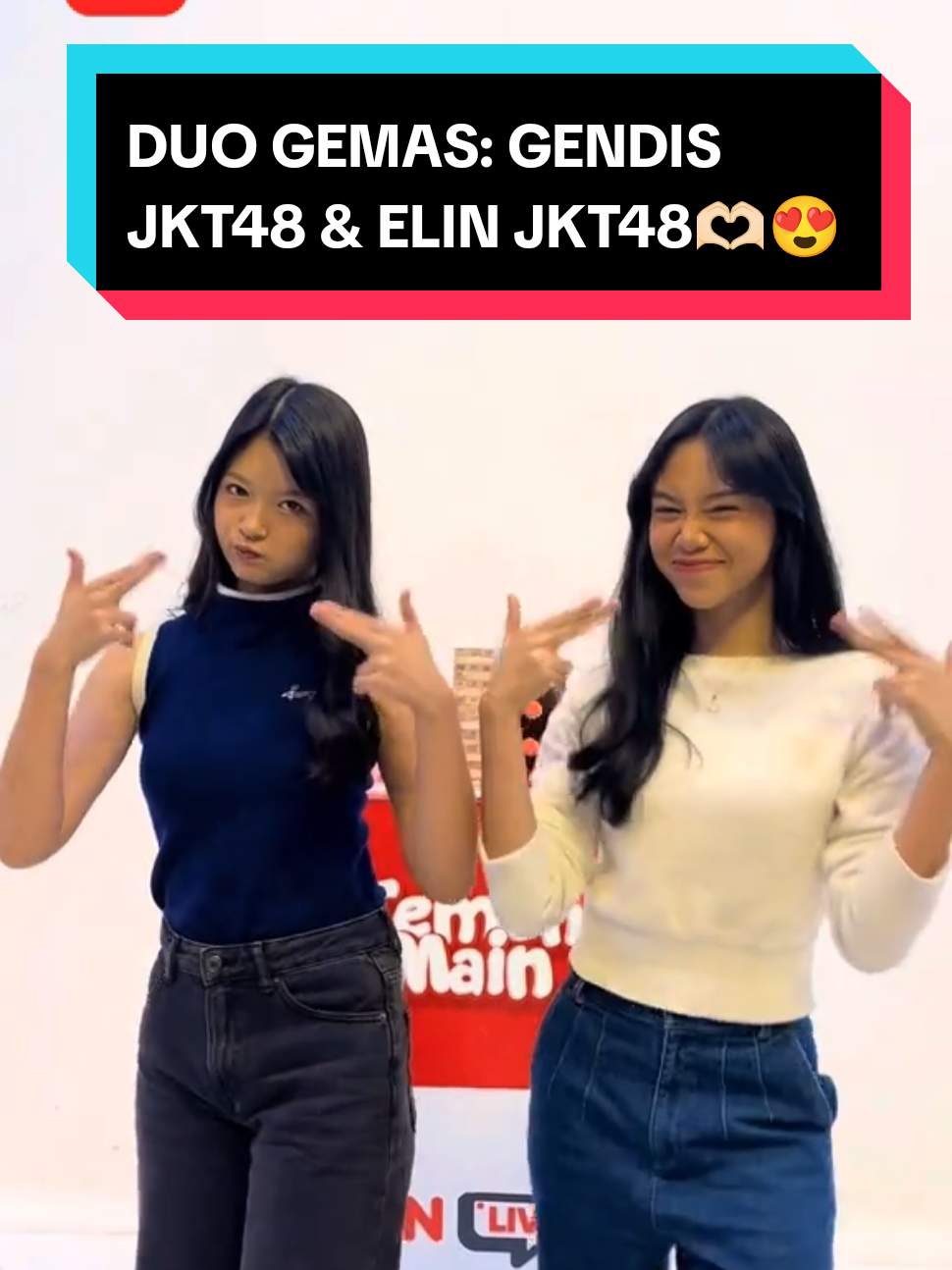 Temen Main Eps.3: Market Rush Challenge bareng Gendis JKT48 yang Heboh dan Elin JKT48 si softspoken hari ini SERU BANGET! 🔥🛒 Dari kejar-kejaran cari bahan sampe ngakak bareng, semuanya pecah! 🤣 Kalian paling suka momen yang mana? Cerita di kolom komentar ya~ #TemenMainJKT48 #SeruBarengIDNLive