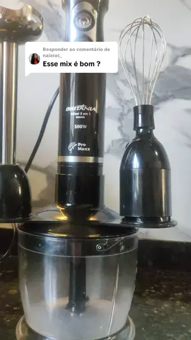 A responder a @naiarac_  Mixer 3 em 1 da @Britânia Eletro Oficial ele é ótimo,muito potente,prático e rápido. #mixer #mixerbritania #britania #eletro #rotina #donadecasa #meular #foryoupage #explorepage✨ #donadecasa #viraliza #dicadecozinha #mogidascruzes 