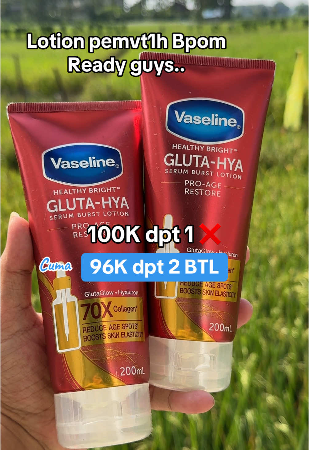 PROMO CUMA HARI INI AJA 📌🎀✨ #vaselineglutahyaproage #vaselineglutahya #vaseline #bodyserumwhitening #lotionpemutihbpom #handbodywhitening #viralvideo #fyp 