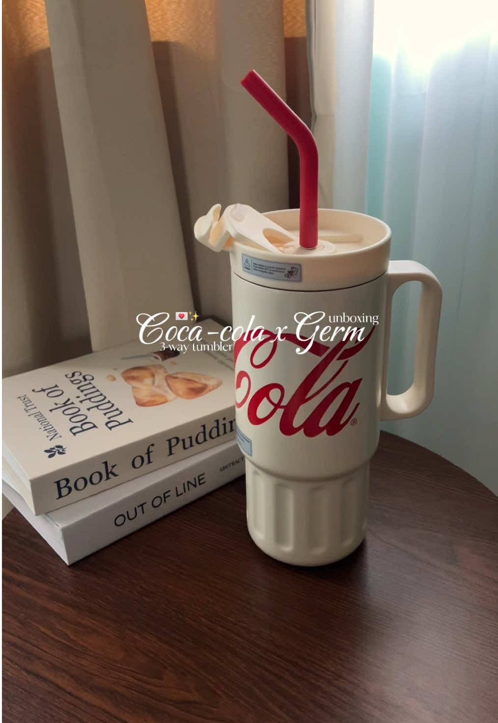3 way tumbler that is hot & cold insulated from @GERM Philippines 💌✨ — Coca-cola x Germ #germ #sippycup #tumbler #waterbottle #germtumbler #coffeemug #thermos #fyp #trending #viral 