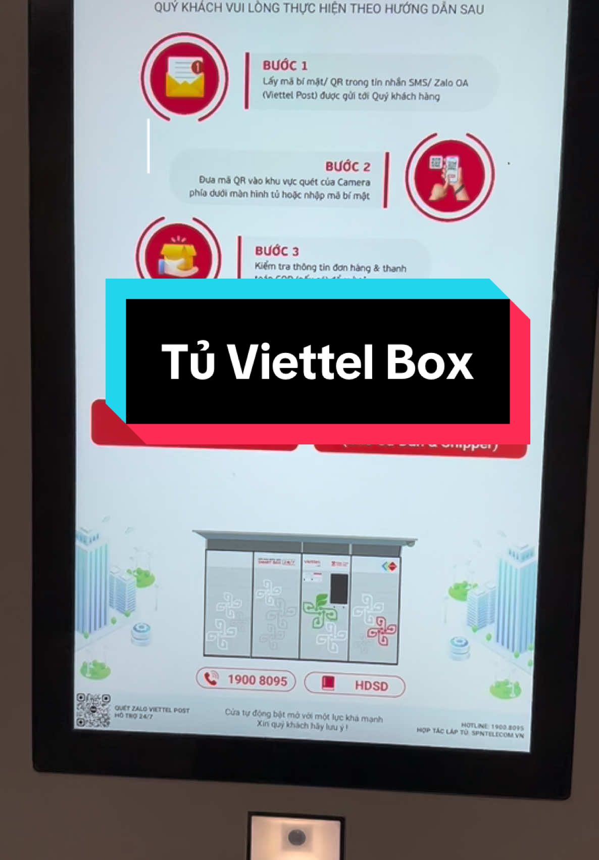 Có ai nhận hàng ở tủ Viettel Box chưa nè 😘😘😘 #smartbox #viettelbox 