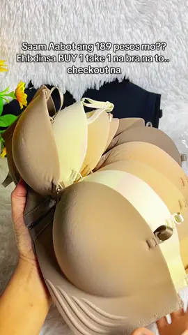 Huii ang sulit behhh, 189 pesos nalang@Wholesale Intimate Shop  #pushupbra #seamlessbra #nonwirebra 