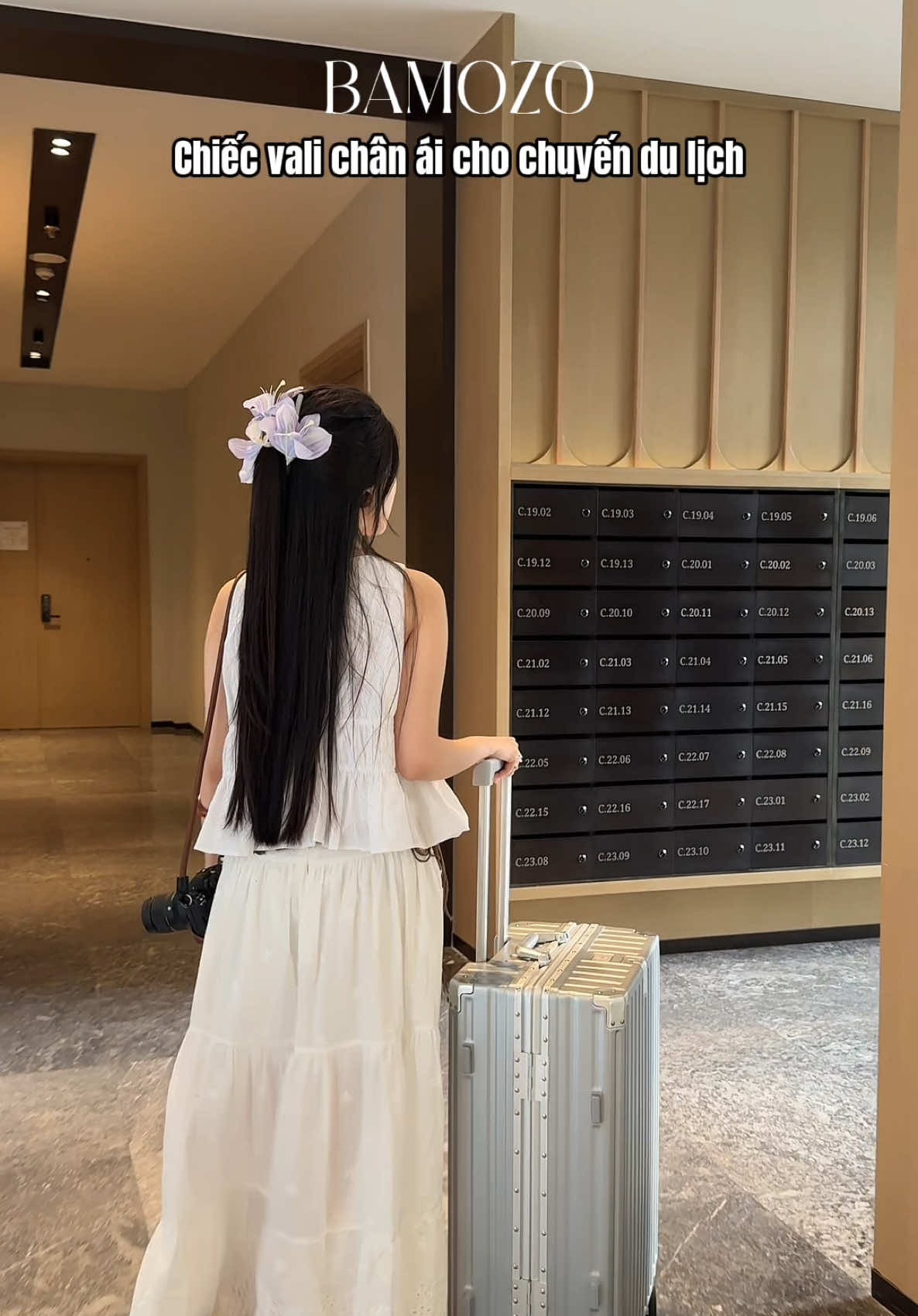 Bảo bối khi đi du lịch của Hân 🤭✈️ #bamozo #valibamozo #valiviet #xuhuong #trending #fyp #viral #goclamdep #phoidoxinh #outfit 