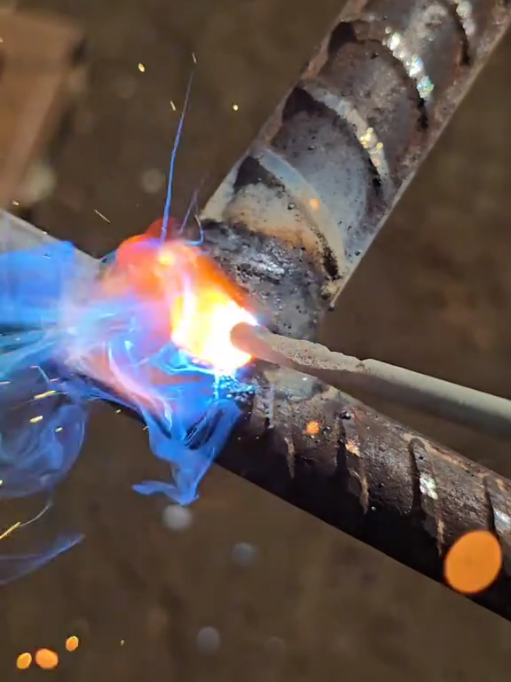 Why welders don't talk about how to weld rebar joints that are strong when welded. #welding #welder #metalwork #fabrication #tipsandtricks #technique #amazing #ideas #perfectweld 