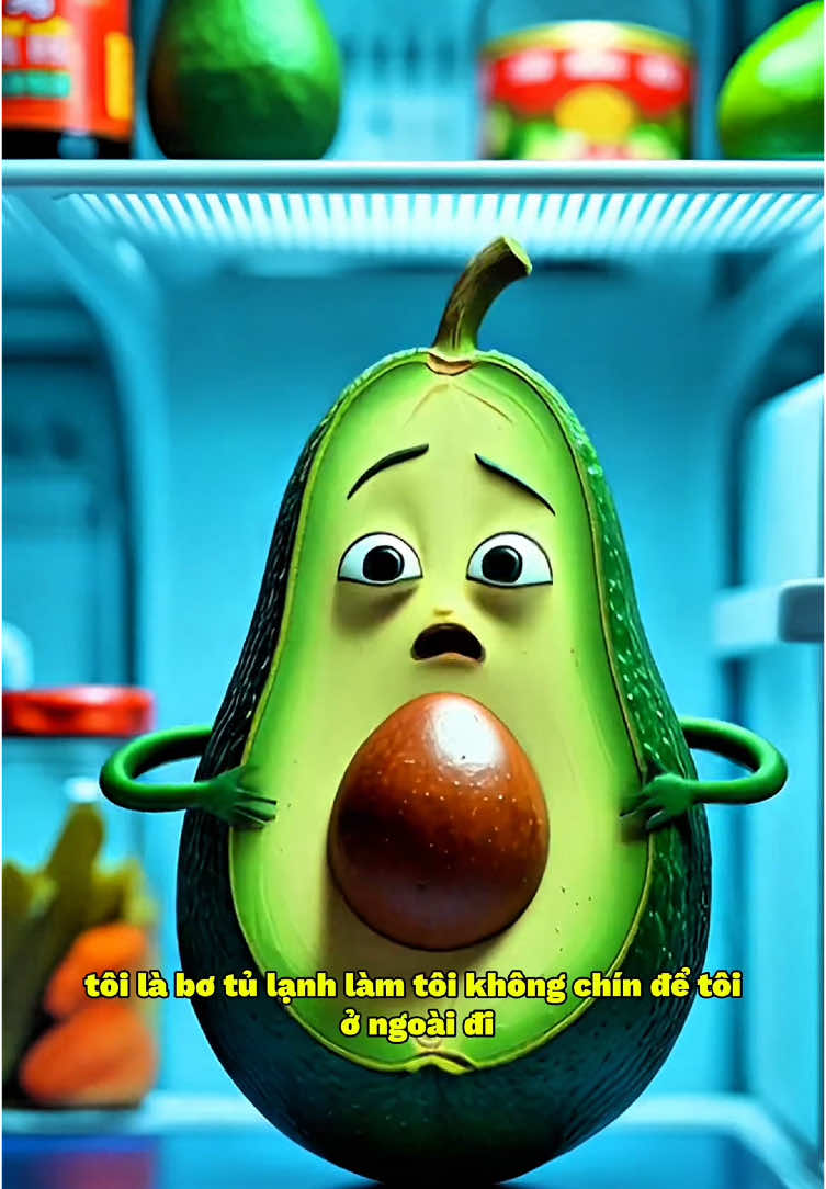 Chuối đen, dưa leo nhăn, cà phê mất mùi? 😱 Xem video hoạt hình siêu cute này để biết 8 thực phẩm không nên để tủ lạnh! Comment mẹo bảo quản của bạn nha!   #ai 