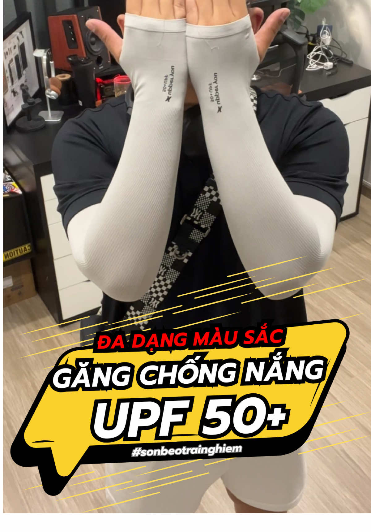 Găng chống nắng/uv này đeo đi đâu cũng hợp. Vừa chống nắng, vừa đẹp, vừa năng động mà nhiều màu sắc để phối đồ. Rẻ nữa…sắm thôi mọi người. #sonbeotrainghiem #upperyou #gangtaychongnang #gangtaychongtiauv 