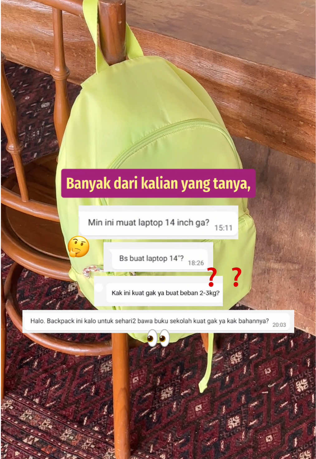 Jangan pake tas ini buat wfc karena Take A Trip Foldable Backpack lebih cocok dibawa saat travelling! ✈️🌍  Yes, tas ini berfungsi sebagai tas tambahan yang menyimpan barang-barang ringan saat kamu bepergian. Bisa dilipat dan disimpan di dalam koper, praktis dibawa kemana aja!  Kamu udah punya Take A Trip Foldable Backpack belum nih? 👀🙌  #travellingbag #rekomendasitas #ExsportBags #BringYourSelfOut 