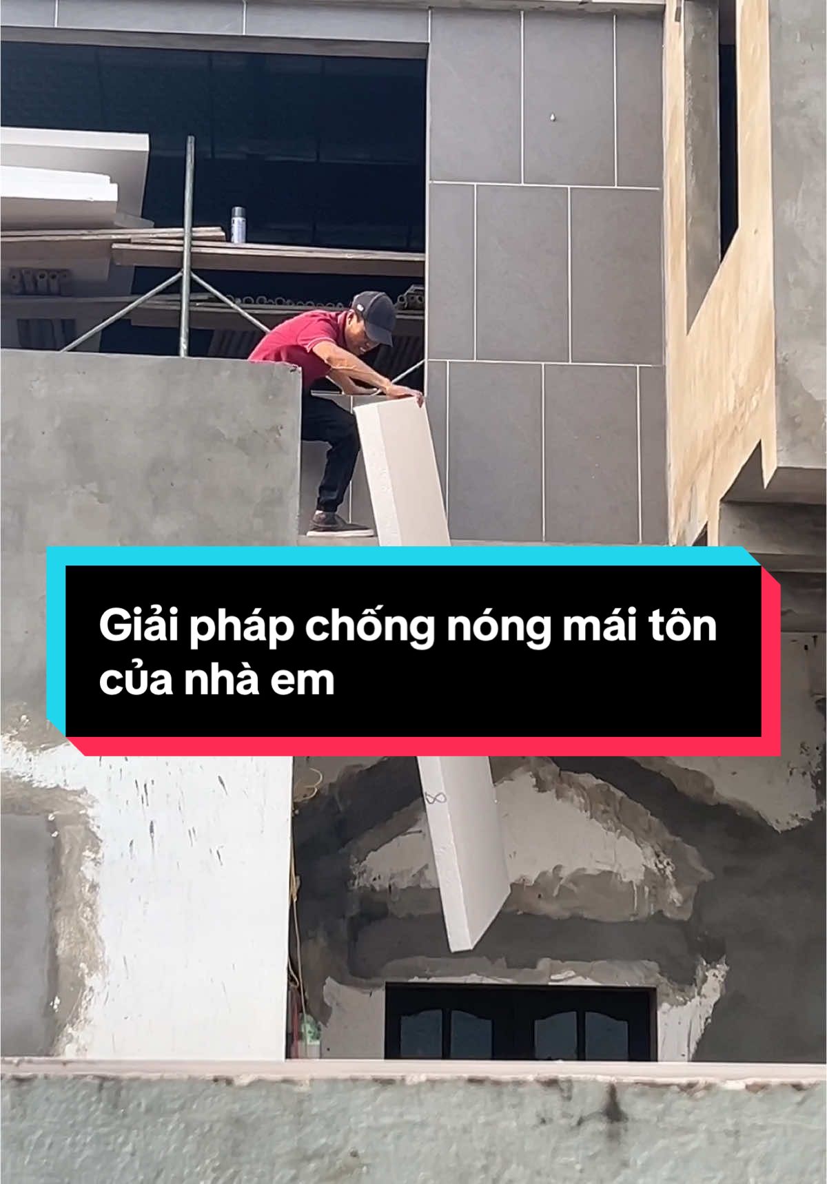 Giải pháp chống nóng mái tôn của em được không ạ #xaynha #caitaonha #nhadep #tiktok #xuhuong 