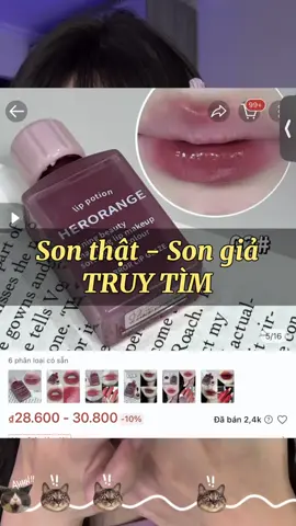 Sự khác biệt giữa son thật và son phake 😃 #fanh2911 #dcgr #goclamdep 