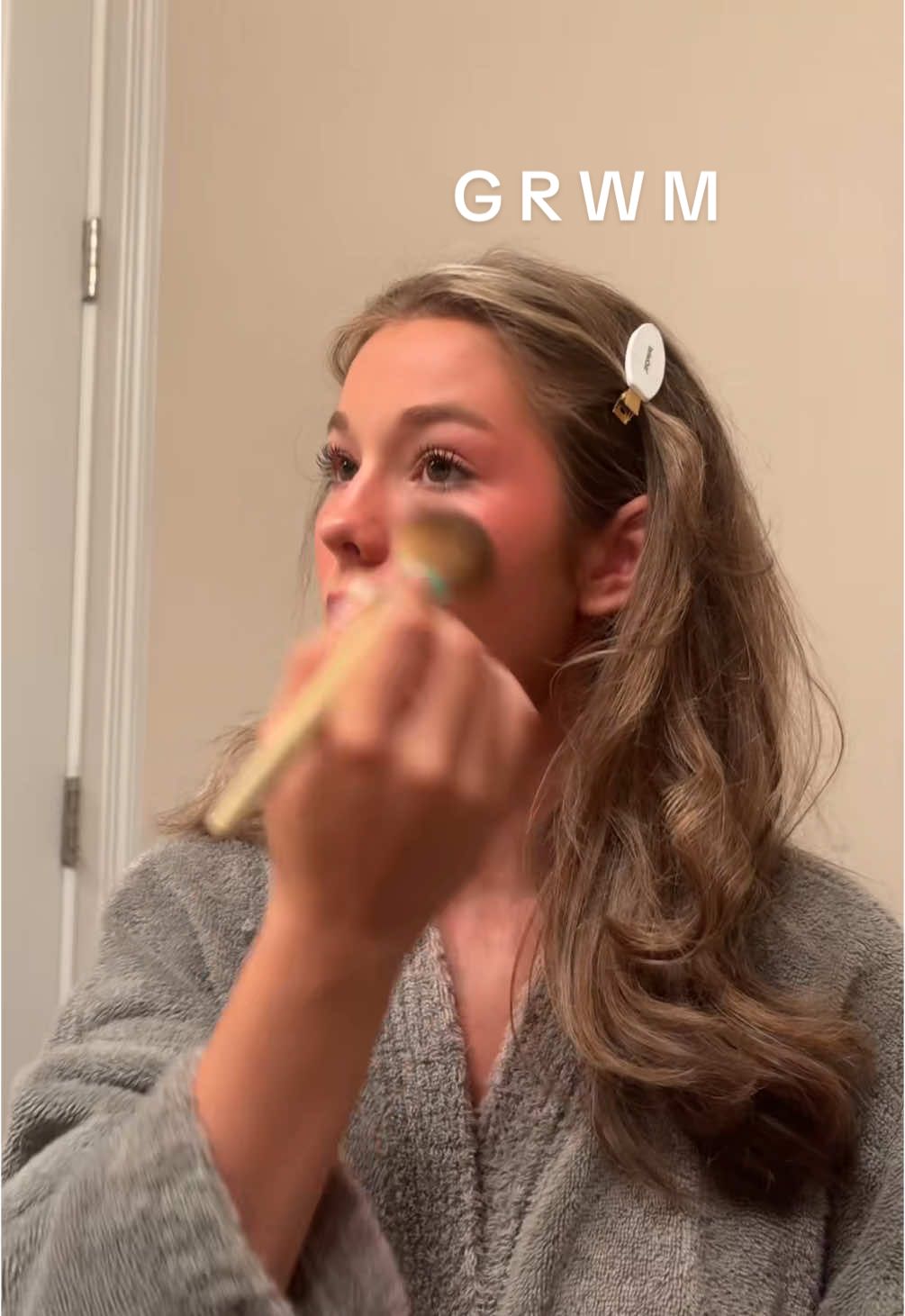 first g r w m! @azia_kc #grwm #birthday 