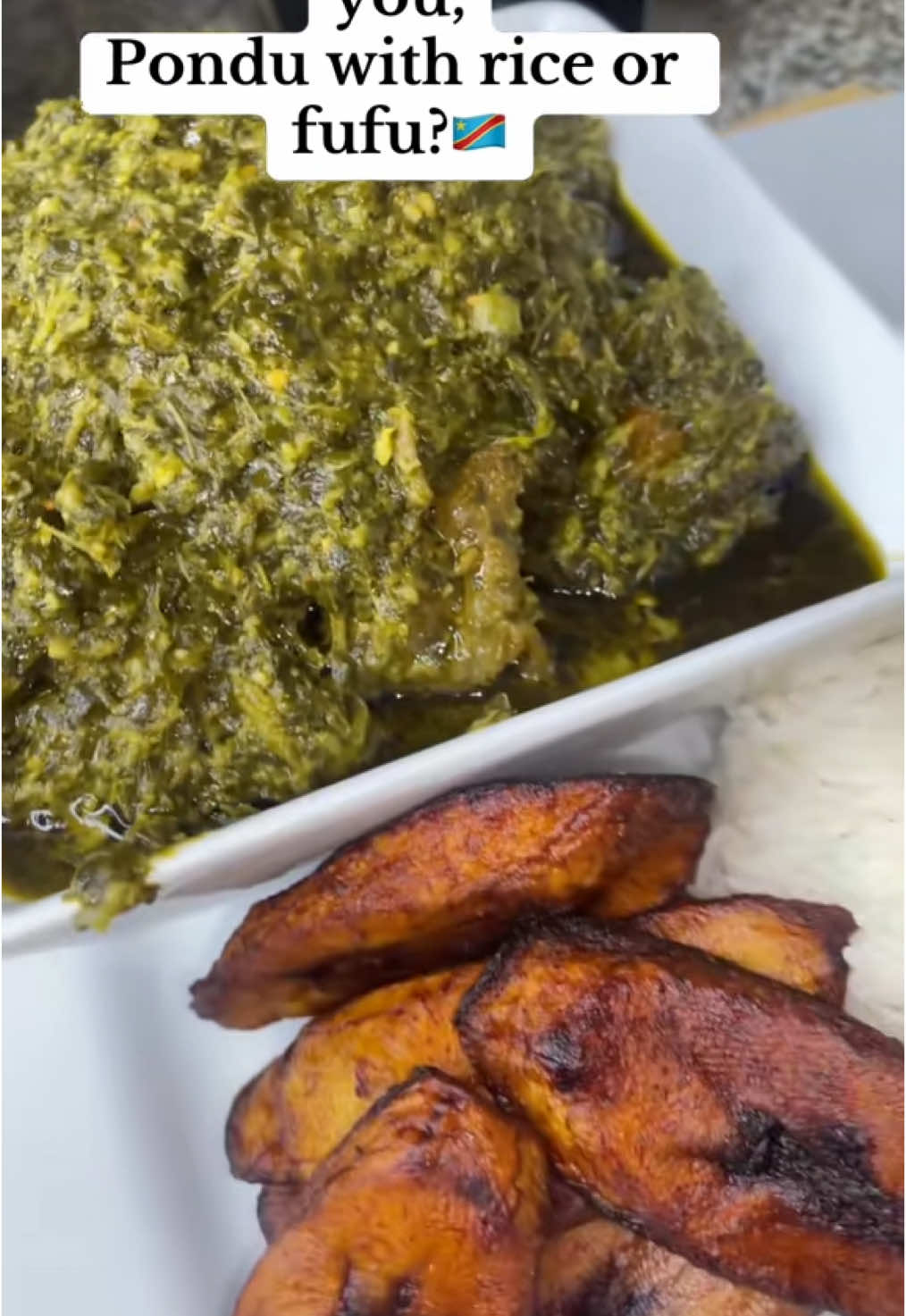 Pondu na fufu everyday for me❤️ #fypシ #congolesefood #congolaise🇨🇩🇨🇬 #congolaise🇨🇩 #africantiktok 