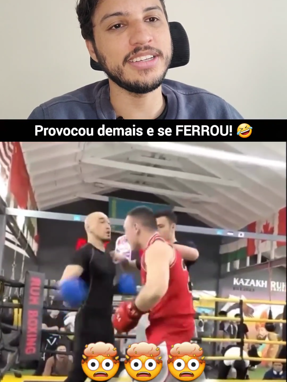 Quando a provocação passa do ponto... 🤦 #mma #luta #boxe 