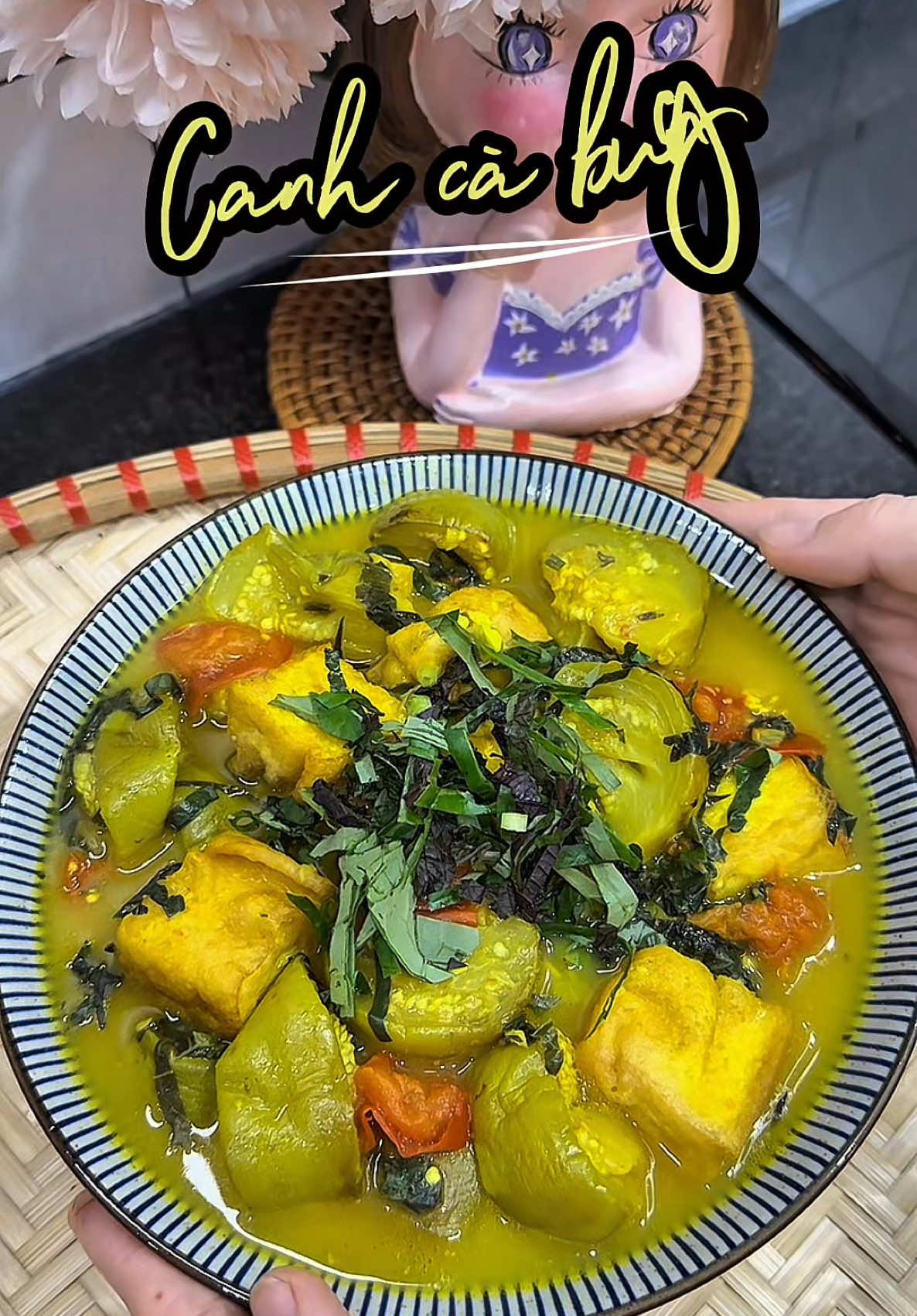 Canh cà bung nấu đơn giản mà lại ngon miệng các bác nhỉ #canhcàbung #cơmnhàhằng #LearnOnTikTok #viralvideo #mónngonmỗingày