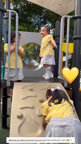 masyaallah gemes banget sama kk #ameenaatta💕 dan bestie nya #aklimapohan#fyp #fyp #fyp 💛💛💛