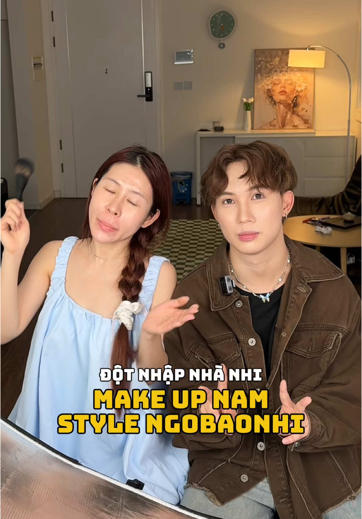 Qua xem nhà @Ngọ Bảo Nhi make up mà thấy đầu tư quá tròi,  #makeupnam #carslan 