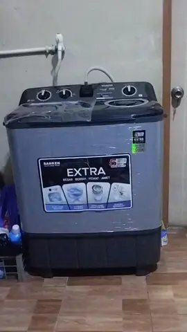 SANKEN meain cuci dua tabung praktis anti ribet #mesincucisanken #mesincuciduatabung