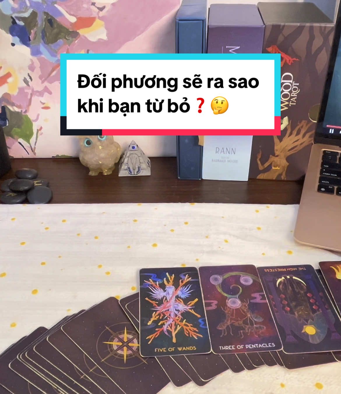 Đối phương sẽ ra sao khi bạn từ bỏ❓🤔 #readerrotrot #xh #thongdiepvutru #traibaitarot #loikhuyentinhcam #tarot #tarotreading #thongdiepchung 