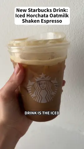 The Iced Horchata Oatmilk Shaken Espresso is the latest edition to Starbucks‘ summer menu, available starting May 20 for a limited time. Send this to someone who needs to try this! ☕️ #starbucks #icedhorchataoatmilkshakenespresso #shakenespresso #horchata #newstarbucksdrink #coffeetok
