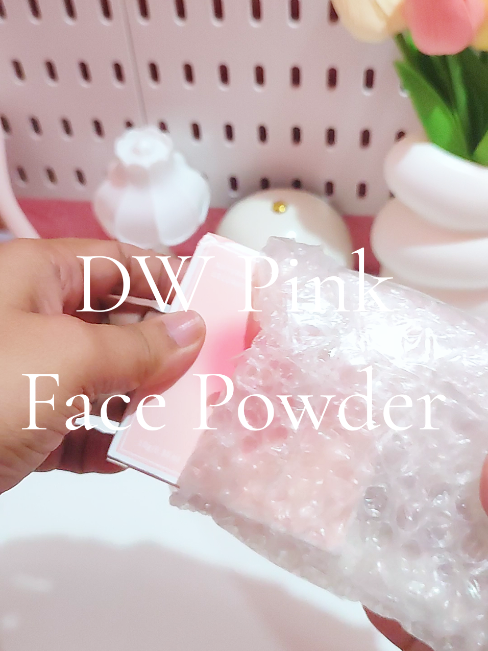 Very girly ang datingan, pink!  😻💖🌷 DW Pink Face Powder! SPF 25 PA+++, Oil control, Waterproof #facepowder #makeup 