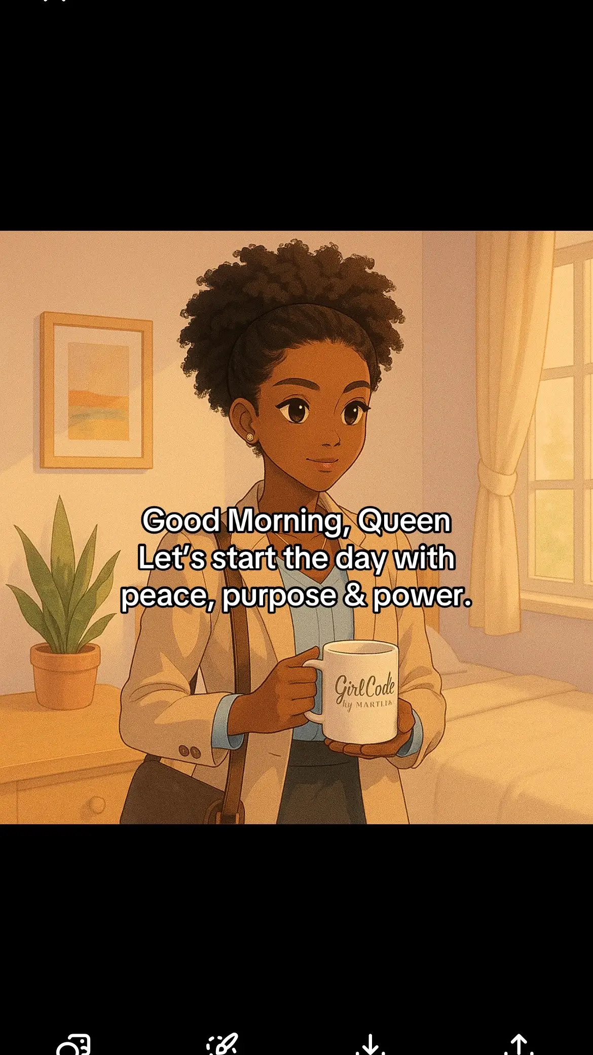 Sis, the way you start your morning matters. You don’t have to rush. You don’t have to be “on” the minute you wake up. ✨ You can sip your tea slow. ✨ You can pray before you pour into anyone else. ✨ You can enjoy your babies without pressure. This is your reminder that a soft, grounded start doesn’t make you lazy. It makes you intentional. And that? That’s powerful. 💛 #girlcodebymartha  Tag a woman who needs a gentle morning.