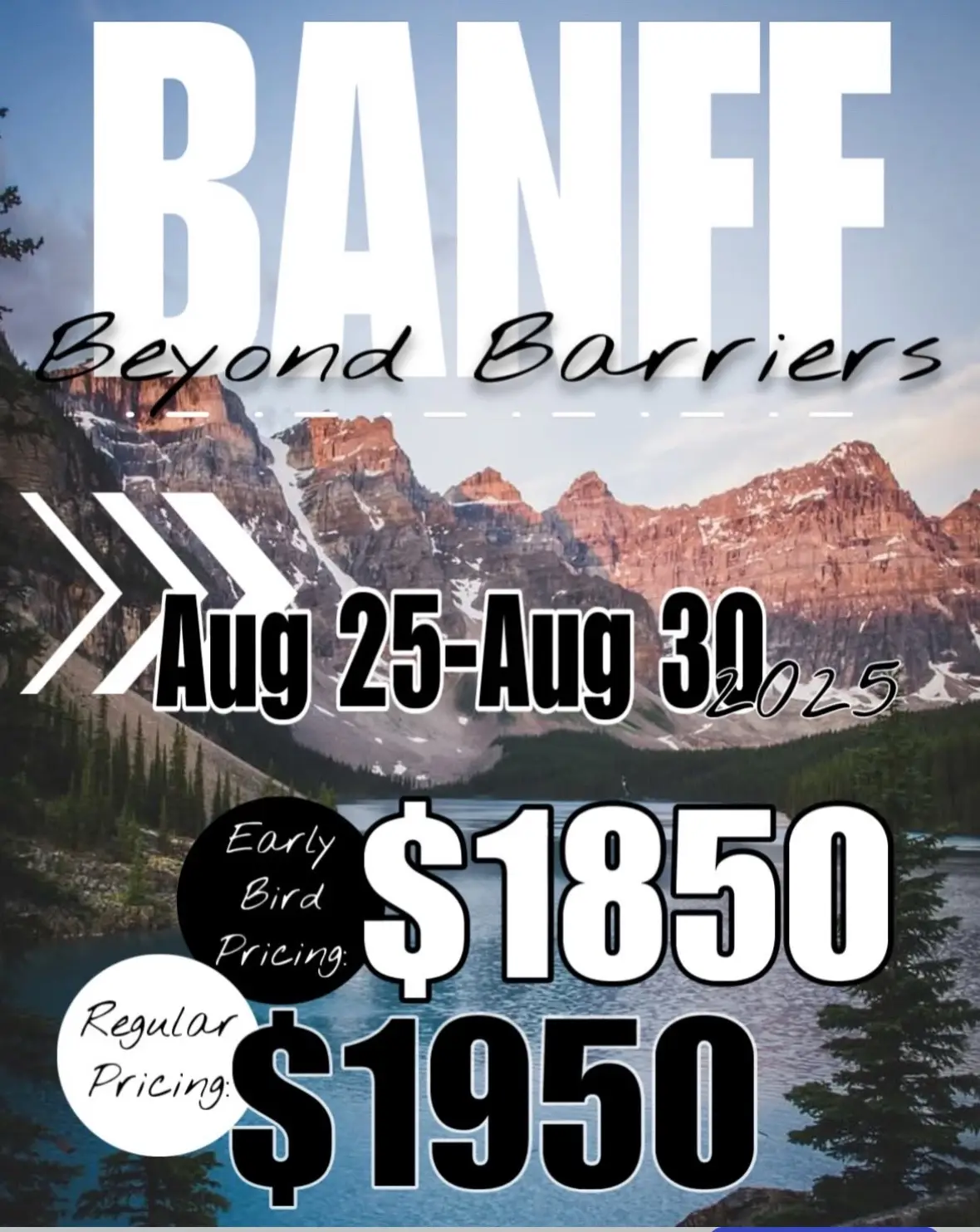 I HAVE 5 SPOTS LEFT TO FILL FOR THIS TRIP TO LAUNCH! We've got ONE WEEK folks! August 25-August 30!!! • 👀 at the 🔗 in my bio Let's make this happen! I've got 9 people wanting to take this trip but I need 5 more for it to GO! If you're holding back because you're nervous about what it would be like for a group to be around you... I understand! But each of these trips have cultivated such amazing and unique memories and friendships. I've fallen in love with the group dynamics and the people that have made them. It's truly been a blessing to be a part of this community! This is a trip for ALL people! I will be with you every step of the way, no matter how difficult. We will push boundaries but also respect when you decide that it's enough. Who wants to come to BANFF??? #plussize #bodypositive #biggirl #travel #plussizetravel #plussizetraveltok 