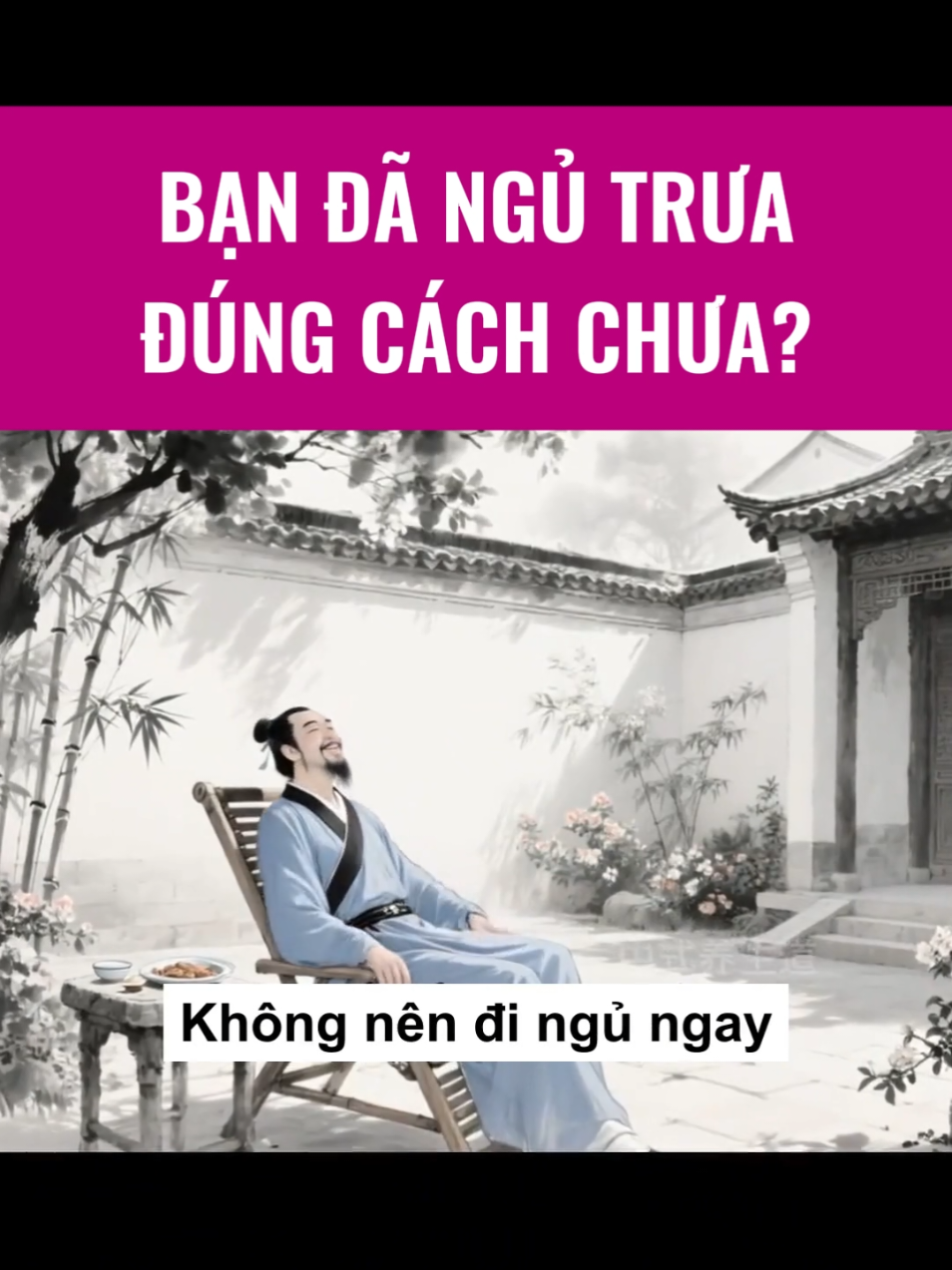 Bạn đã ngủ trưa đúng cách chưa? #loisonglanhmanh #suckhoe #giacngungon 