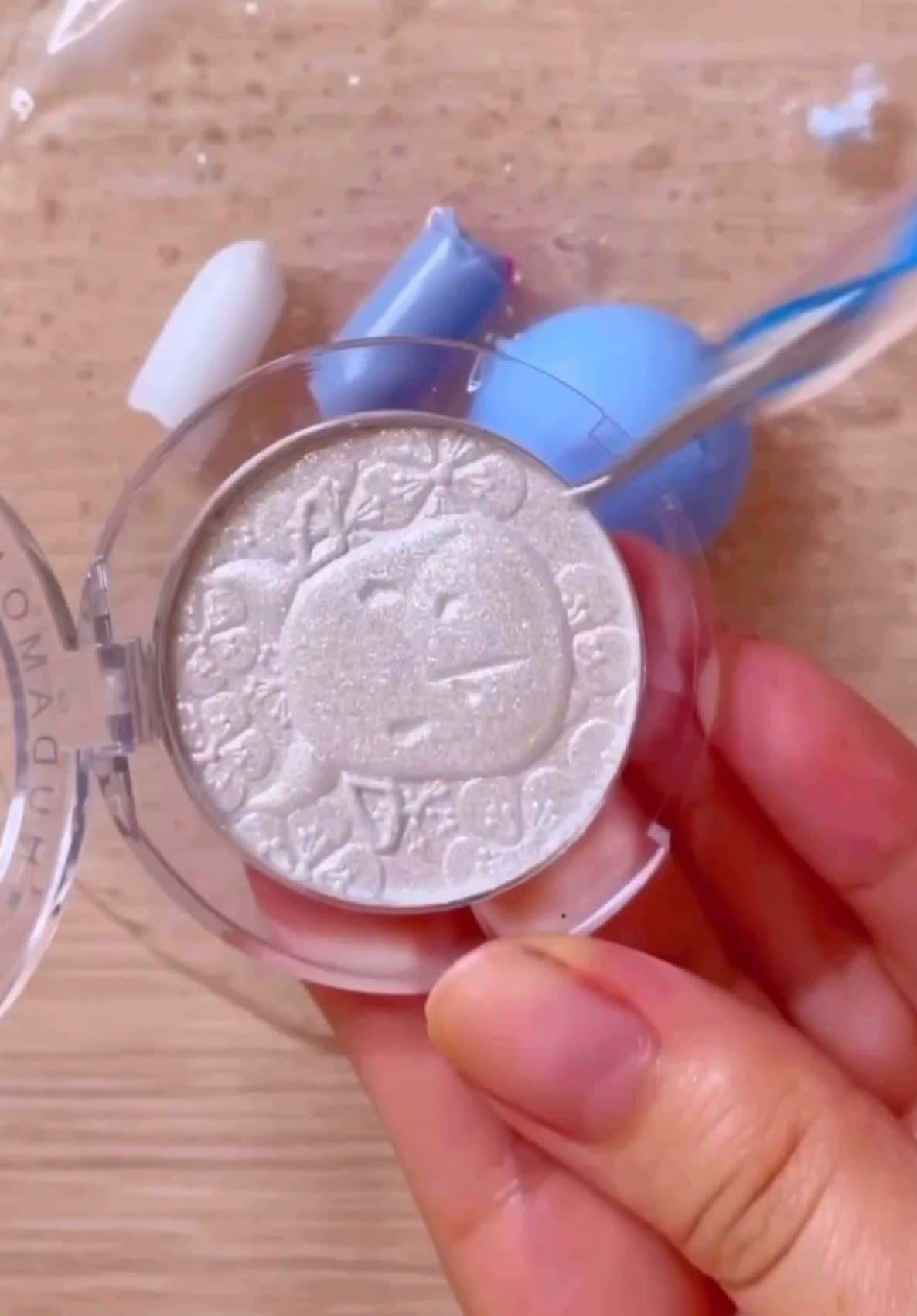 #makeupslime coloring slime with cute Makeup💄 #asmr #satisfying #asmrsounds #fyp 