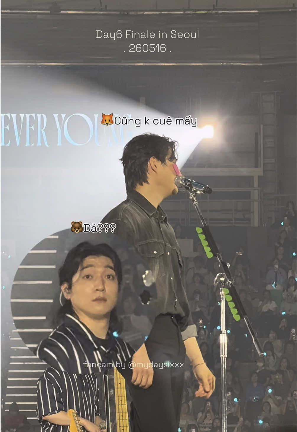 Chem 2 ông này t quyết share tới cùng, iu lám trời nạaaaa - fancam by @mydaysixxx #day6 #finaleinseoulday4 #encoreconcert #sungbri 