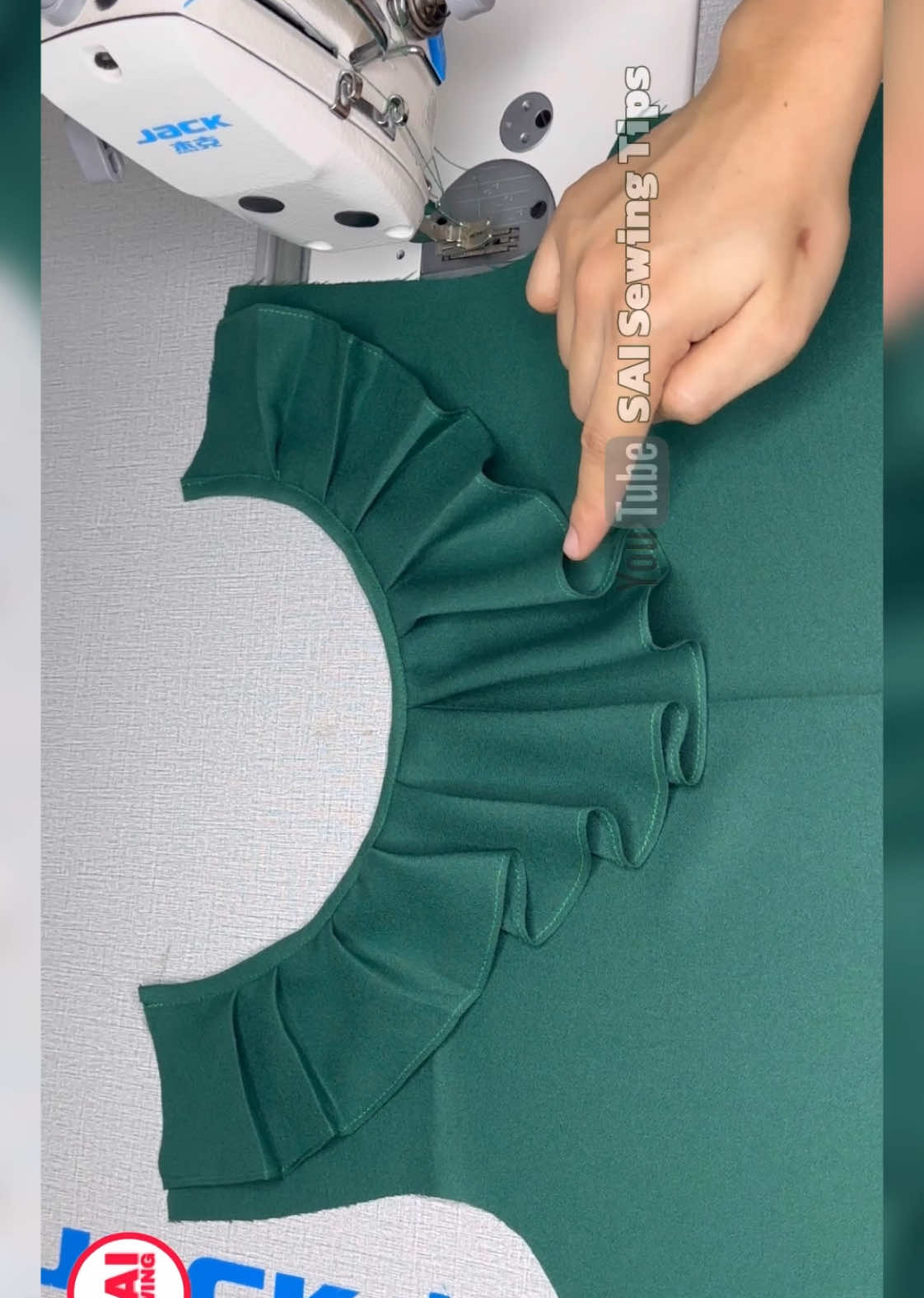 Ruffled Neck Design for Women’s Dress | Tailoring Tutorial