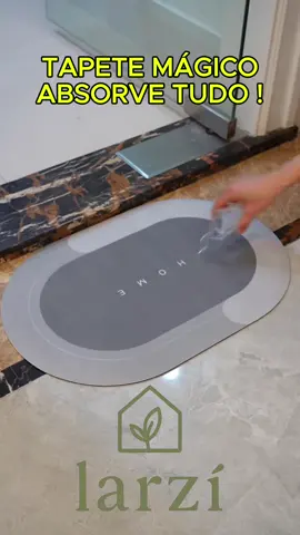 Tapete Mágico Que Seca Em Segundos: Mais Segurança, Conforto E Estilo Para Seu Banheiro Chega de chão molhado, escorregões perigosos e toalhas encharcadas. O Tapete Mágico Antiderrapante e Ultra Absorvente transforma sua rotina com segurança, praticidade e elegância. Com tecnologia de absorção instantânea e base antiderrapante de alta fixação, ele evita quedas, mantém o ambiente seco e ainda valoriza a decoração do seu banheiro com um design moderno e minimalista. #achadinhos  #acheinashopee  #achadinhoscasa  #casa  #meuape  #tapetemagico #tapete #tiktokshop 