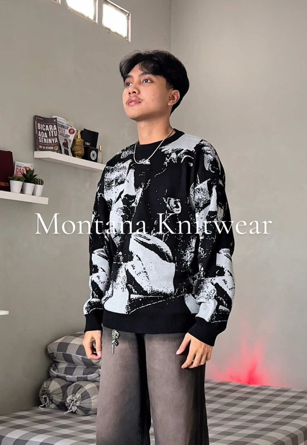 rekomendasi sweater knitwear keren gini brok #knitwear #sweater #knitwearmurah #crewneck #ootdfashion 