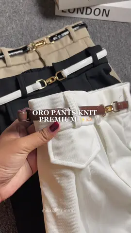 ORO PANTS KNIT 30RB#oropants #celanapanjangwanita 