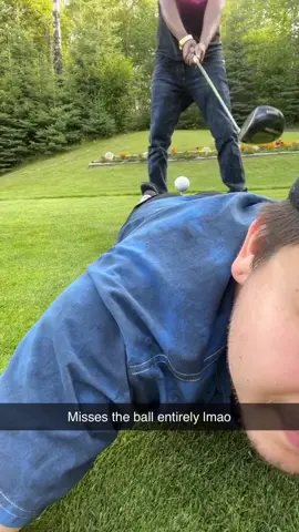 Bro gonna be sore 🤣 @Tyson m #fail #golf #golftiktok #prank 