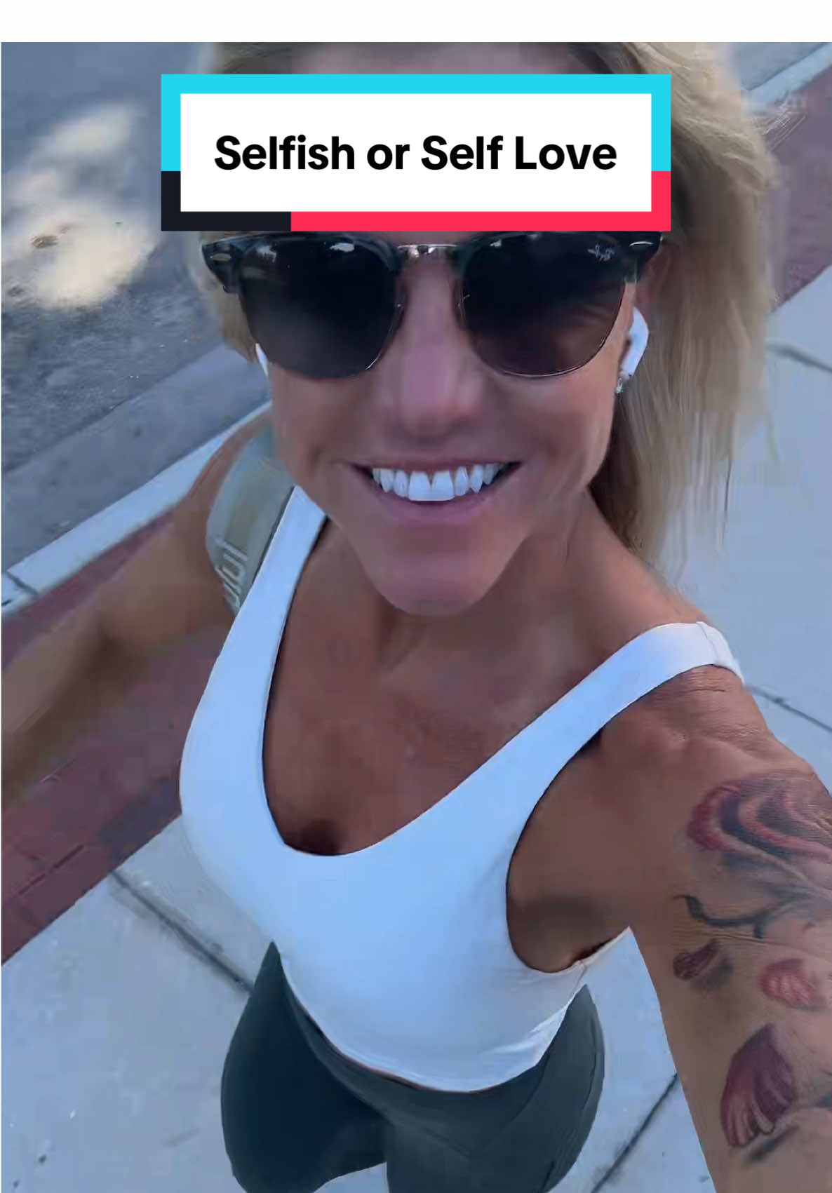 Call it what you want, self love or selfishness!  Either way, do what makes you HAPPY!  Much love, always! 💚✌🏻💚 #walk #sunshine #selfish #selflove #happy #solo #stroll #downtown #morning #tuesday 