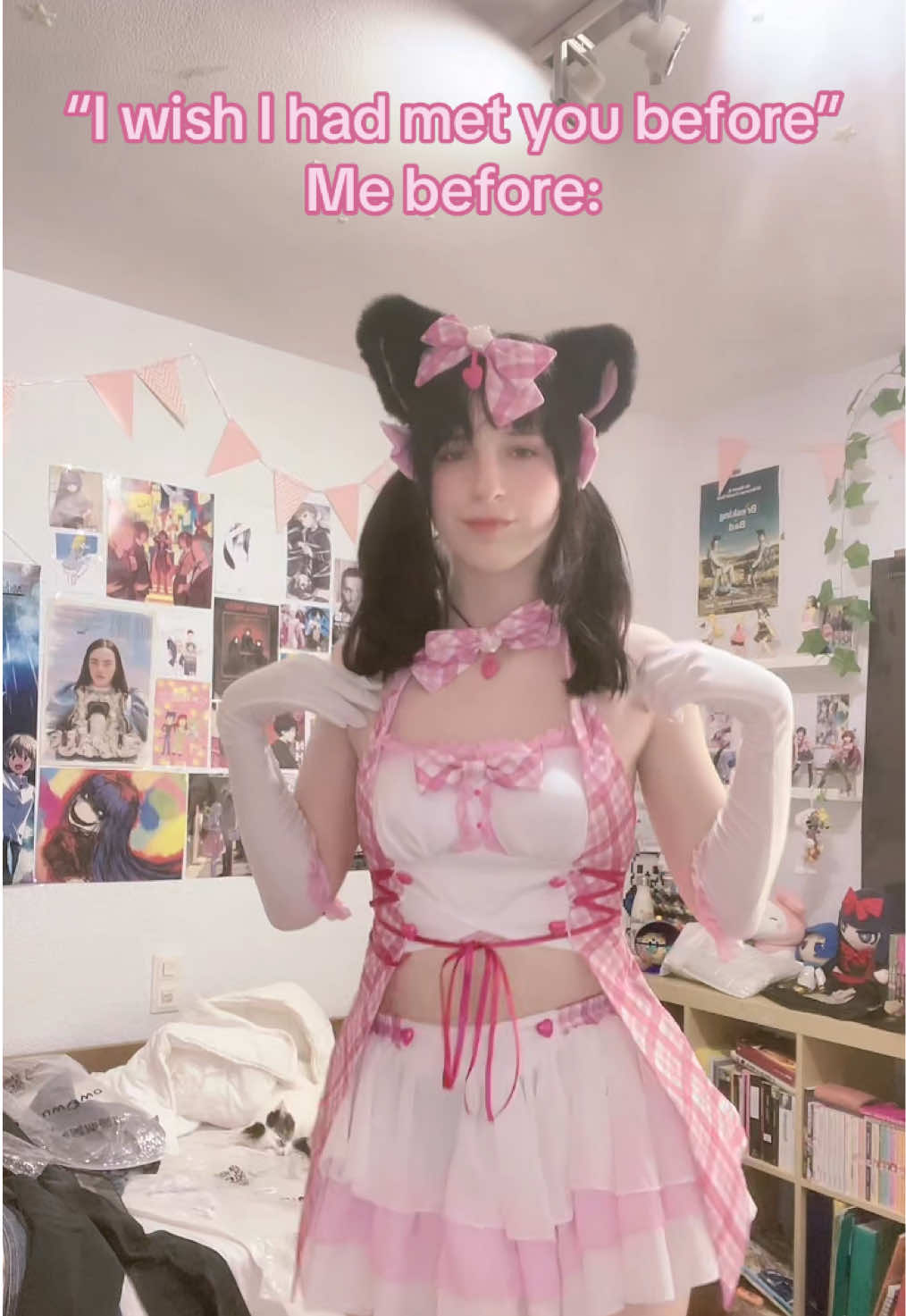 Costest btw I will repeat this video with the full cos #chocola #nekopara #cosplaygirl #cosplayer #nekoparacosplay #chocolacosplay #maid #visualnovel #idol #anime #catgirl 
