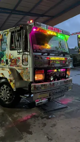 Jagath express bus yard 💚💛❤️