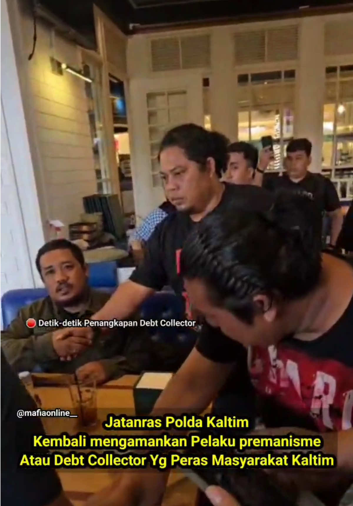 Jatanras Polda kaltim amankan dept colector yang memeras 20 jt 