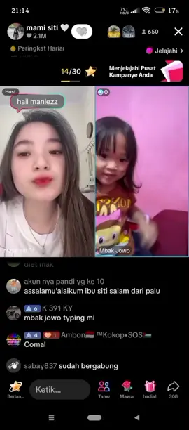 Gita... givani siti tataa ...  .  .  .  . #sobatngaret  #tata  #siti  #fakesituation⚠️ 