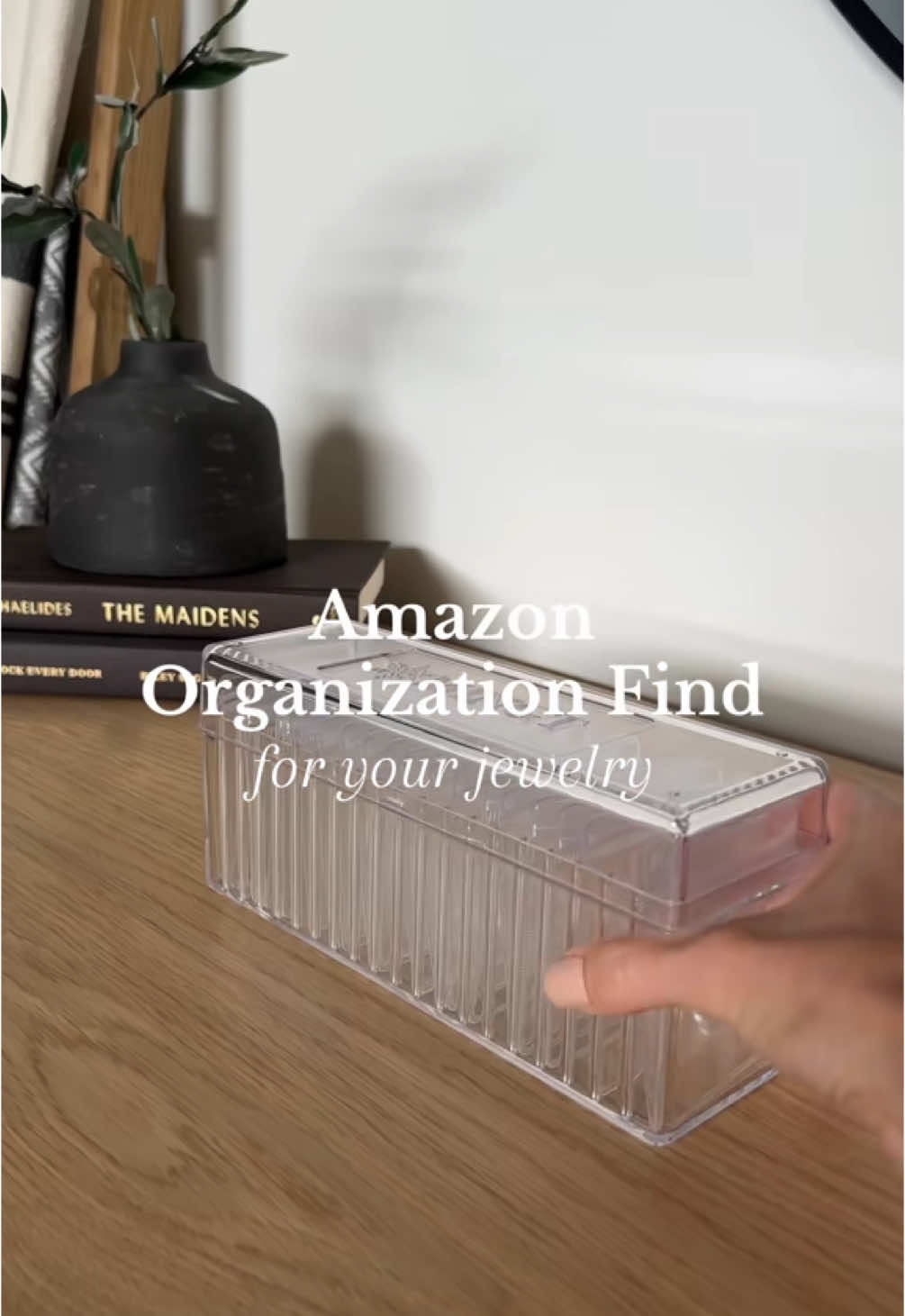Amazon Organization Find for your jewelry! Linked in my Amazon Shop under Home Organization.  This jewelry box organizer comes with 20 bags and is perfect for small items like rings, earrings and necklaces. The bags are perfect for travel, just grab the ones you need and bring them on the go.  #asmr #asmrsounds #organizewithme #amazon #amazonhome #amazoncanada #organizedhome #acrylicorganizer #jewelrybox #jewelryorganizer