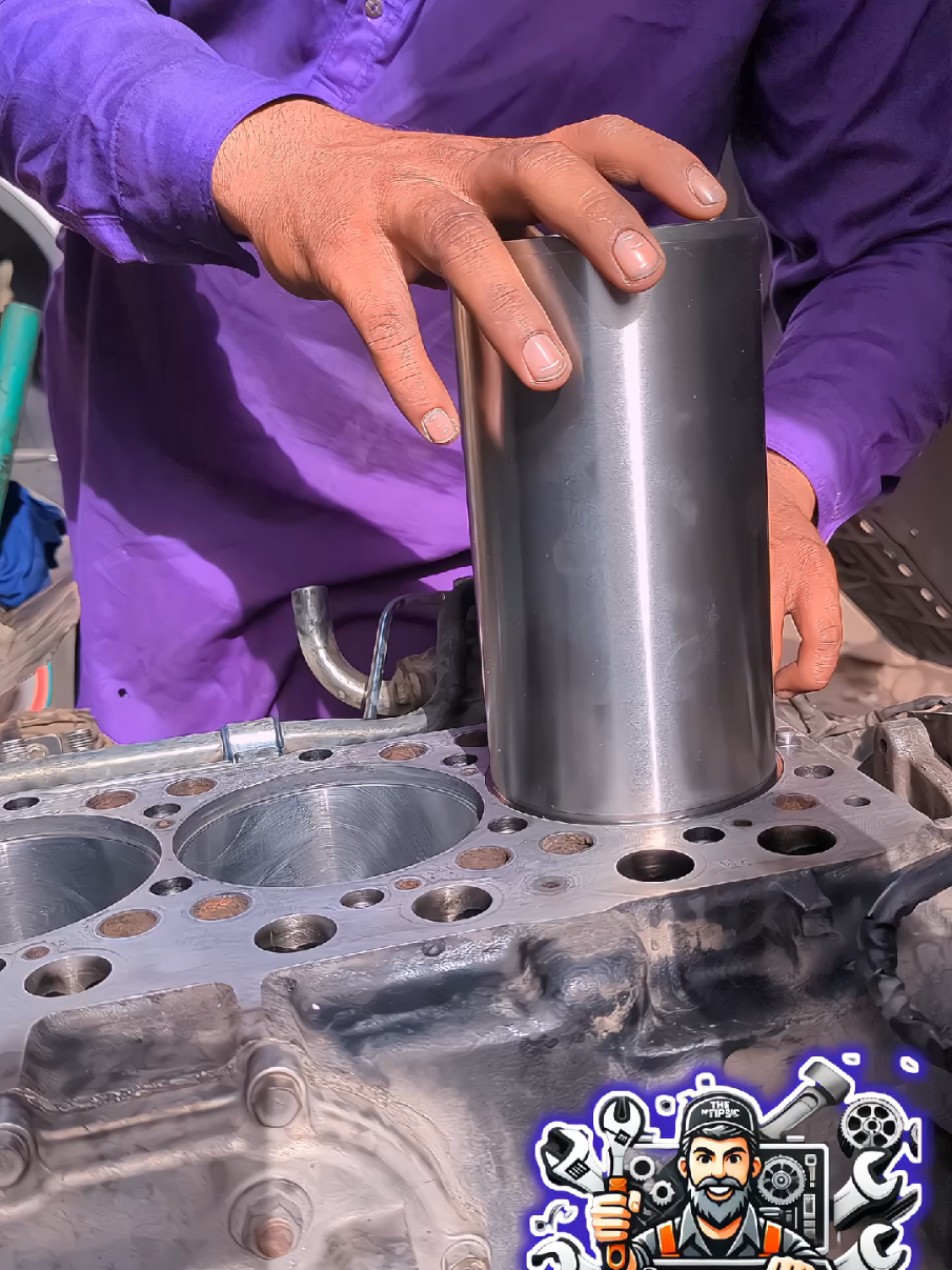 Amazing Liner Size Check #shorts #shortsfeed #mechanic #trending #engine #mechanical #foryou #fyp 