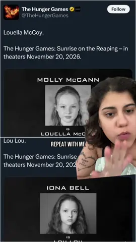 WE HAVE OUR SWEETHEARTS #thg #thehungergames #sotr #sunriseonthereaping #sotrcasting 
