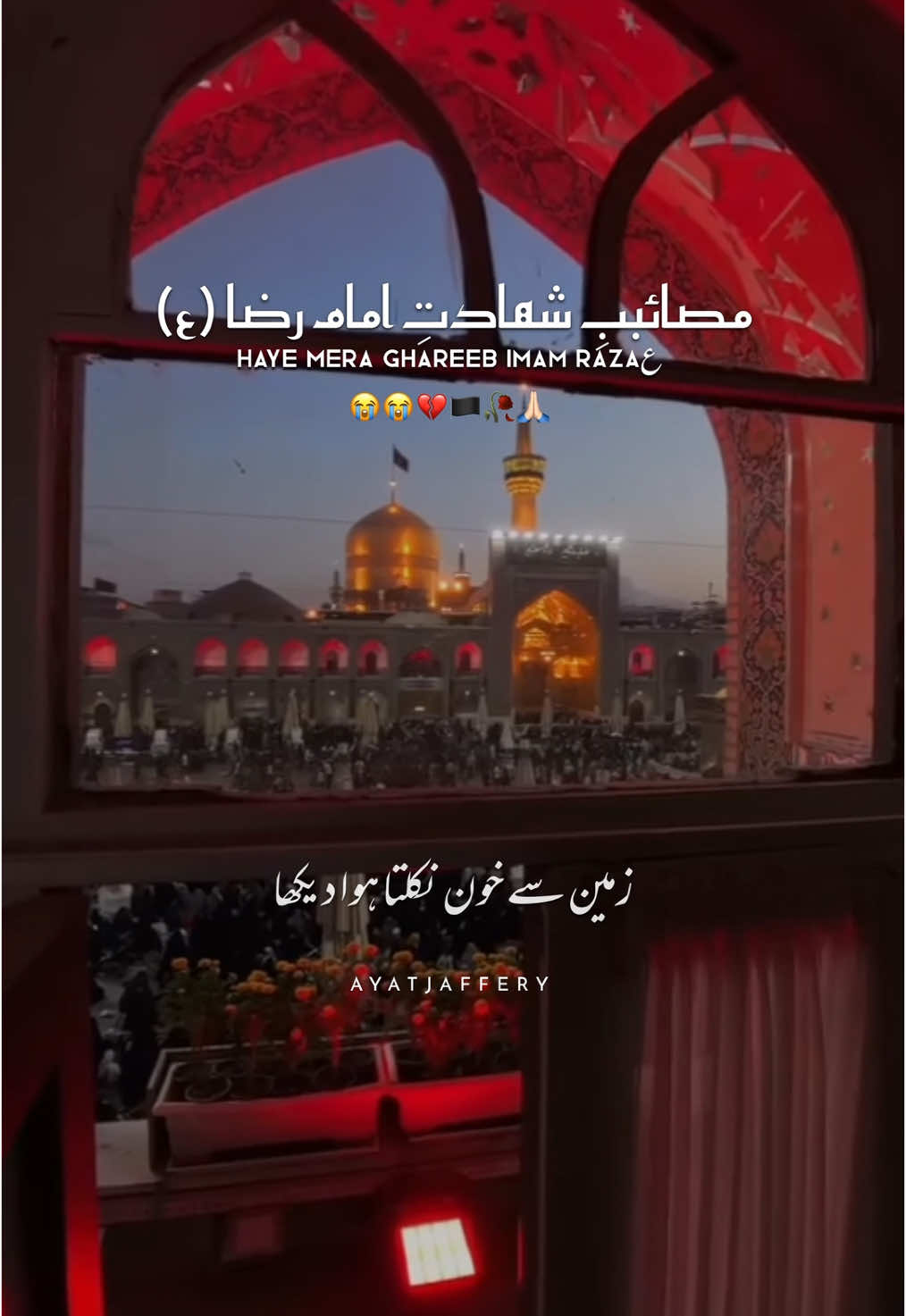 Haye Mera Ghareeb Imam Razaع😭😭💔🥀🏴 Shahadat e Imam Raza(a.s)😭💔 . #yahussain #yaali #yaalimadad #23zilqad #shahadatimamraza #shahadat #noha #azadar #matam #shia #shianeali #shiastatus #shiatiktok #statusvideo #fyp #fypviralシ #fypviraltiktok🖤シ゚☆♡ #tiktok #trending #explore #shiatali313💚⚔️ #viralvideo #viral #goviral #viewsproblem #tiktokunfreezemyaccoun #100kviews #100kviral #1m #yazehra #yamehdi #bismillahfyp #ayatjaffery 