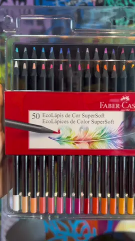 Chegou o queridinho!! A edição com 50 cores do EcoLápis SuperSoft da Faber-Castell está entre os melhores criativos 🎨✍️ Textura macia, pigmentação intensa e aquela. 🧡 #metro #manaus #papelaria #arte #curiosidades 