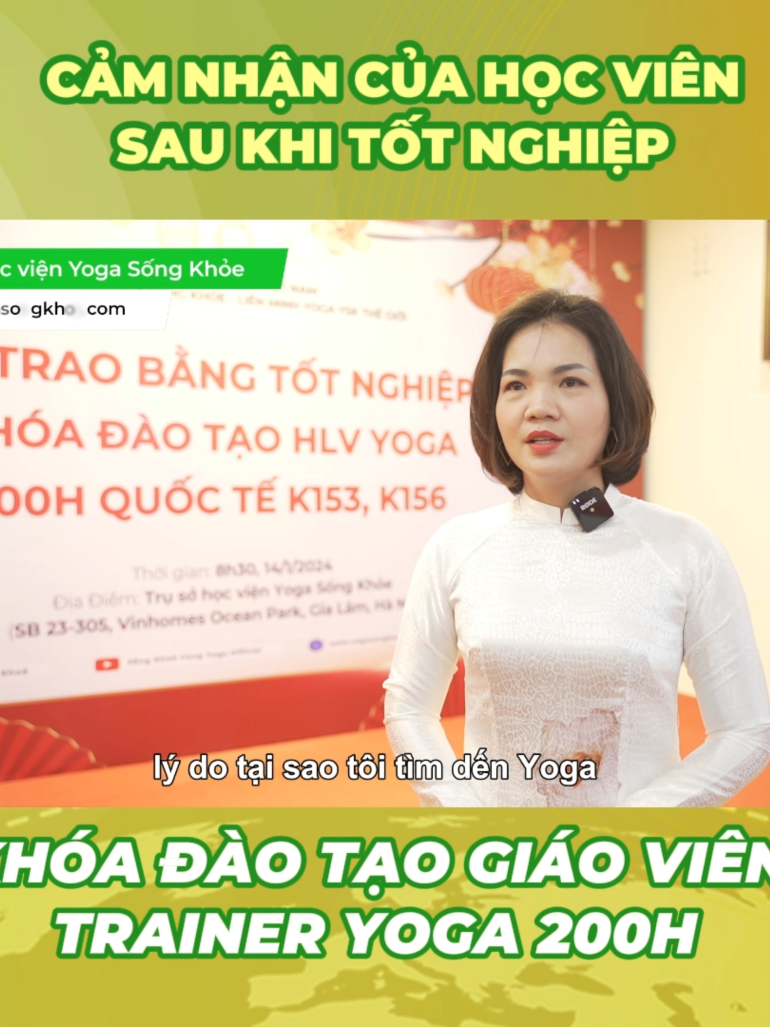 Cảm nhận của học viên , sau khoá đào tạo HLV Yoga 200H quốc tế khoá K153 #YogaAyurveda #HLVYoga  #YogaTrainer200h