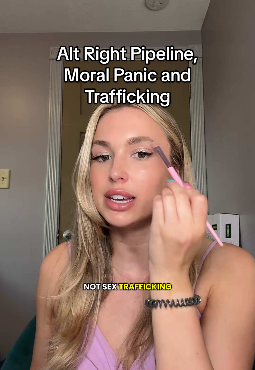 While I never want to ignore the valid fears women have navigating this world, the way we talk about sex trafficking often does little to protect those actually at risk. ⠀ Yes, scary things do happen. But labeling every strange encounter as “trafficking” not only misrepresents how trafficking actually works, it clogs up hotlines and uses up resources (like with the Wayfair debacle), and diverts attention from those actually at risk.  Lastly, I feel it’s important to acknowledge that white women have a responsibility to examine if “trusting our gut” is being influenced by racial bias (that has been weaponized, particularly against Black men, for centuries).  #savethechildren #sextraffickingawareness #labortraffickingawareness #misinformationkills #immigrationreform #altrightpipeline #moralpanic #trumpism #antitrump 