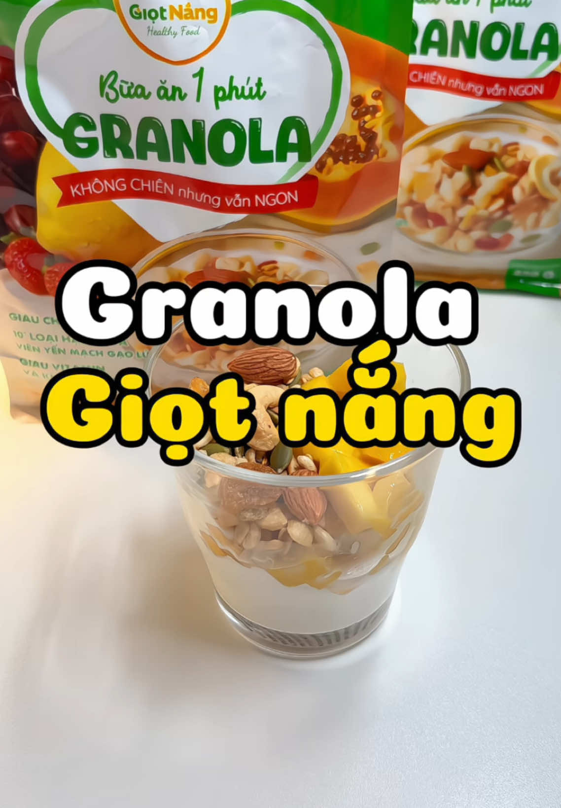 Vừa ngon vừa dinh dưỡng nè #granola #granolagiotnang #healthy #dinhduong #annieriviu 