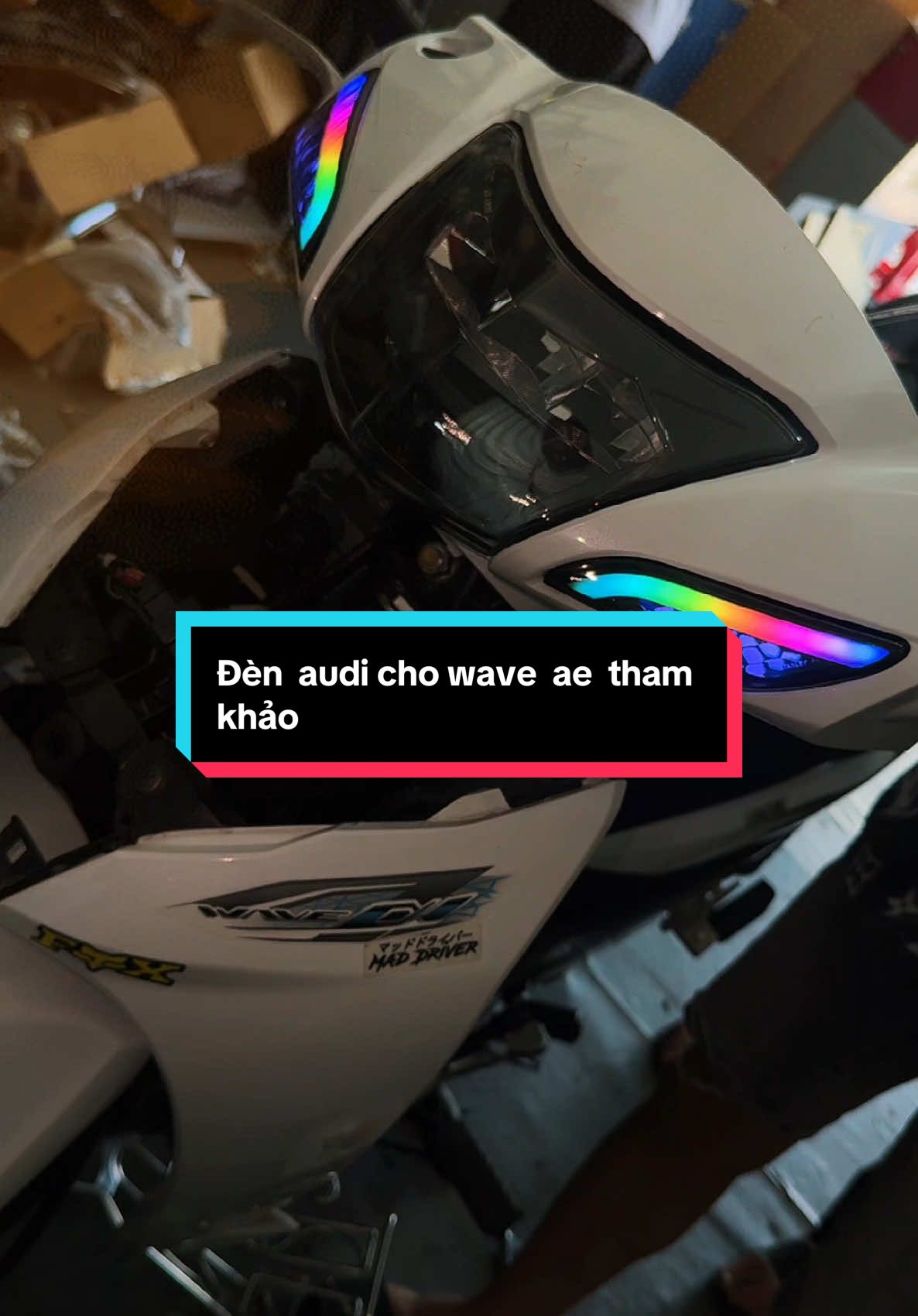 Đèn  audi i8 trước  sau cho wave  ae  tham khảo #CapCut #xuhuong #thinhhanh #capcutpro #xedovietnam #wave #waves 