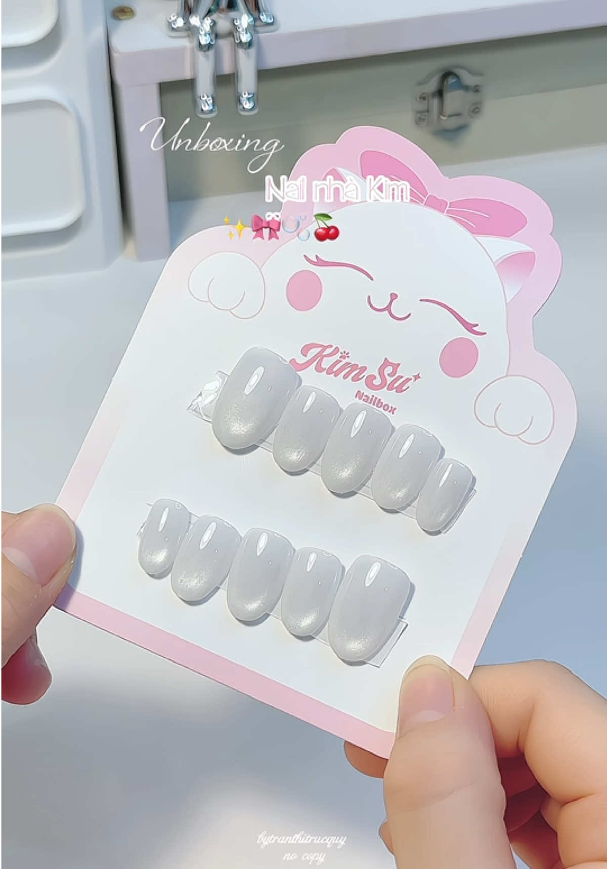 So pretty 🍒#nail #nails #unboxing #cratt #xuhuong #fyp #foryou #treanding #muataitiktok 