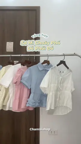 Sơ mi dễ phối đồ cho nàng nè 🥰 #CapCut #chambishop #fyp #fypシ #quanao #xuhuong#xuhuongomeninsports #review #outfits #phoido #summervibe #lolita #summervibe #LearnOnTikTok #viral #phongcach #phoidoxinh #forgirls #fyp #trending #trendingtiktok #unbox #thanhlich 
